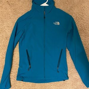 Blue north face jacket